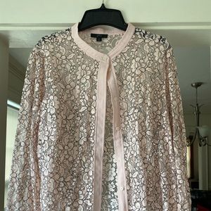 Lace button up blouse